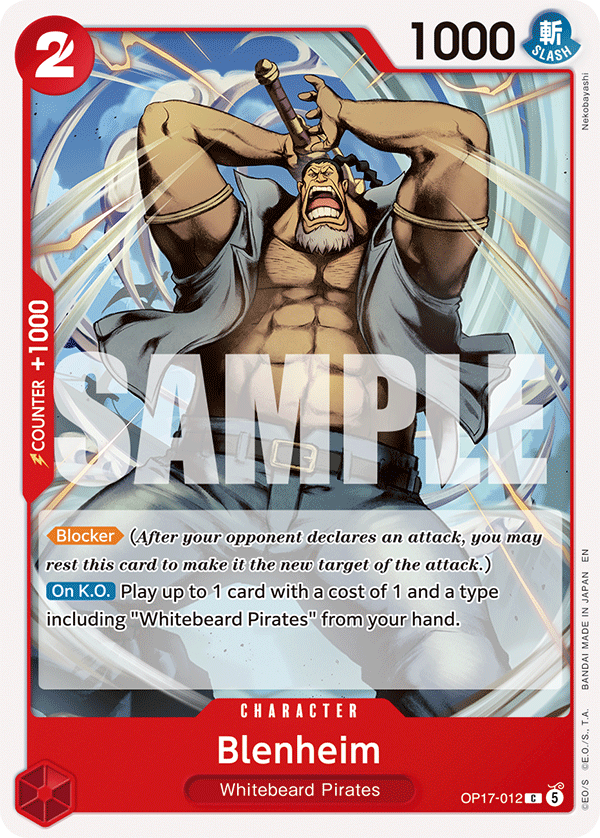 OP17-012 | C | CHARACTER Blenheim