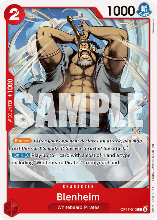 OP17-012 | C | CHARACTER Blenheim