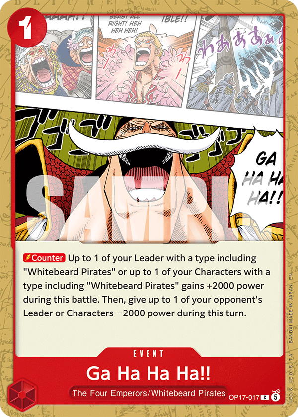 OP17-017 | C | EVENT Ga Ha Ha Ha!!