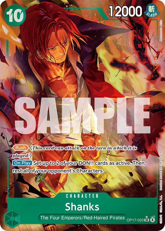OP17-022 | SR | CHARACTER Shanks (Alternate Art)