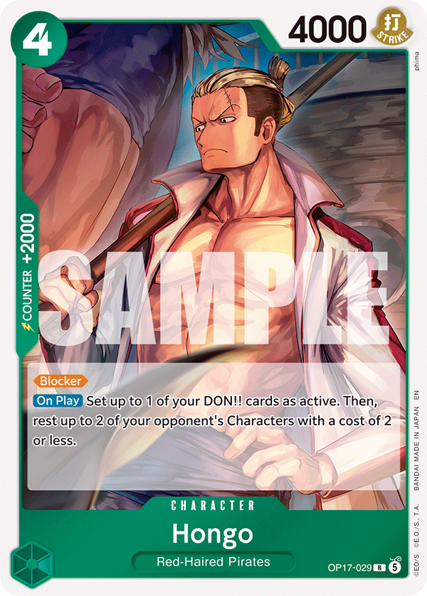 OP17-029 | R | CHARACTER Hongo