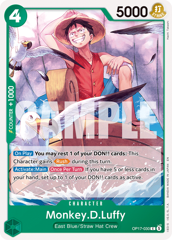 OP17-030 | C | CHARACTER Monkey.D.Luffy