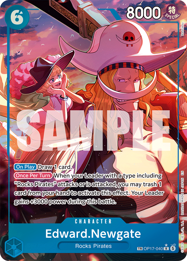 OP17-040 | R | CHARACTER Edward.Newgate (Alternate Art)