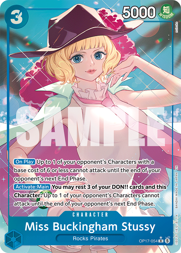 OP17-054 | R | CHARACTER Miss Buckingham Stussy (Alternate Art)
