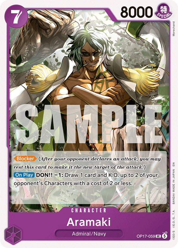 OP17-059 | UC | CHARACTER Aramaki