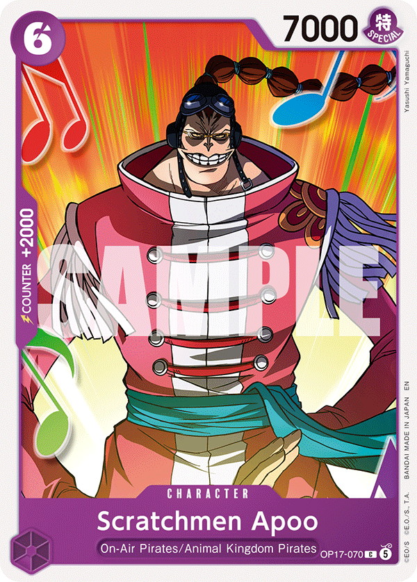 OP17-070 | C | CHARACTER Scratchmen Apoo
