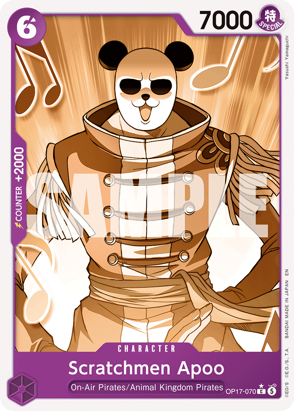 OP17-070 | C | CHARACTER Scratchmen Apoo (Pandaman)