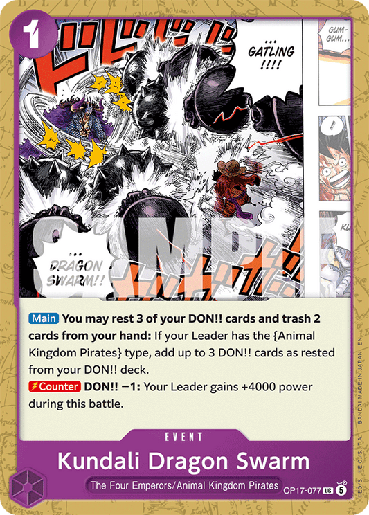 OP17-077 | UC | EVENT Kundali Dragon Swarm