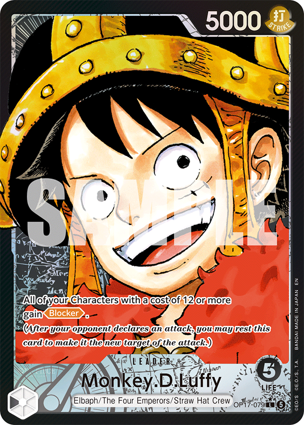 OP17-079 | L | LEADER Monkey.D.Luffy (Alternate Art)