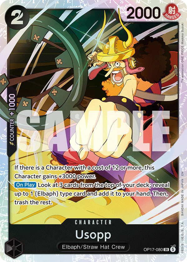OP17-080 | SR | CHARACTER Usopp