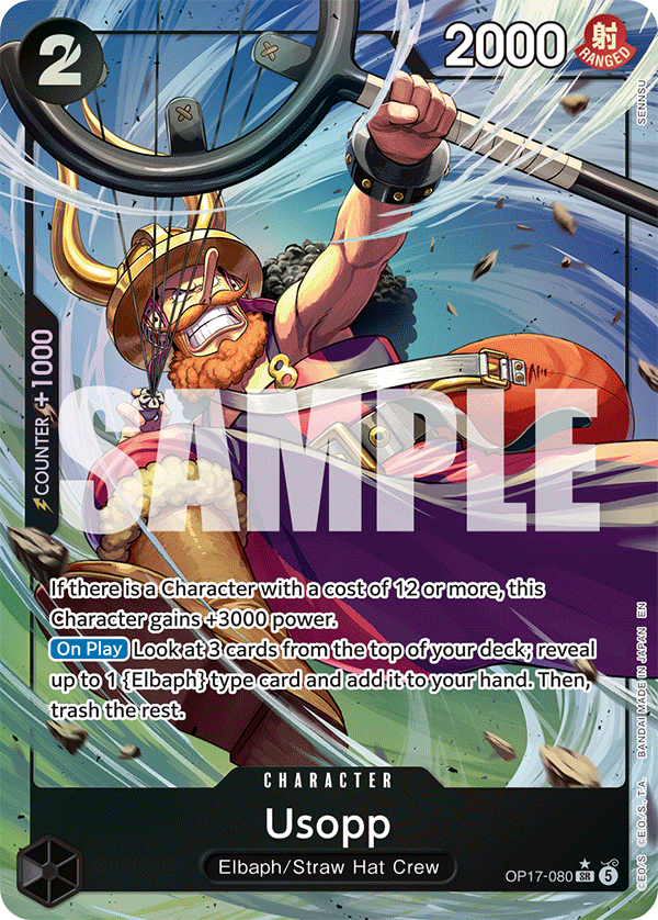 OP17-080 | SR | CHARACTER Usopp (Alternate Art)