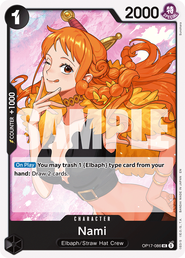 OP17-086 | UC | CHARACTER Nami