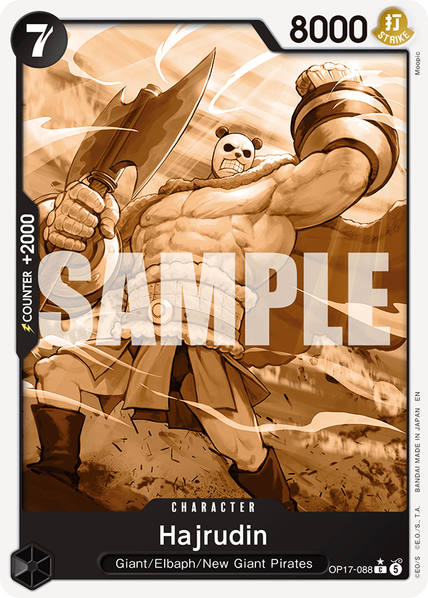 OP17-088 | C | CHARACTER Hajrudin (Pandaman)
