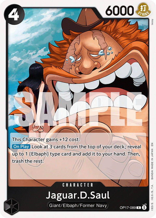OP17-089 | R | CHARACTER Jaguar.D.Saul
