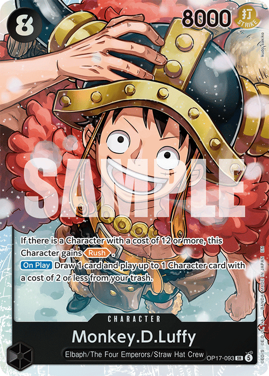 OP17-093 | SR | CHARACTER Monkey.D.Luffy