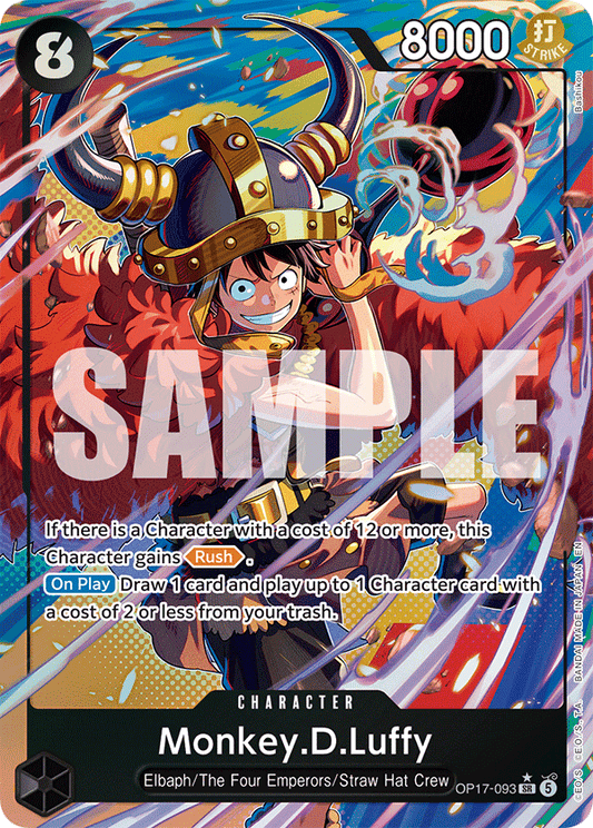 OP17-093 | SR | CHARACTER Monkey.D.Luffy (Alternate Art)