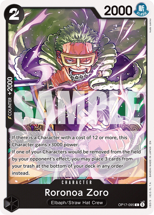 OP17-095 | C | CHARACTER Roronoa Zoro