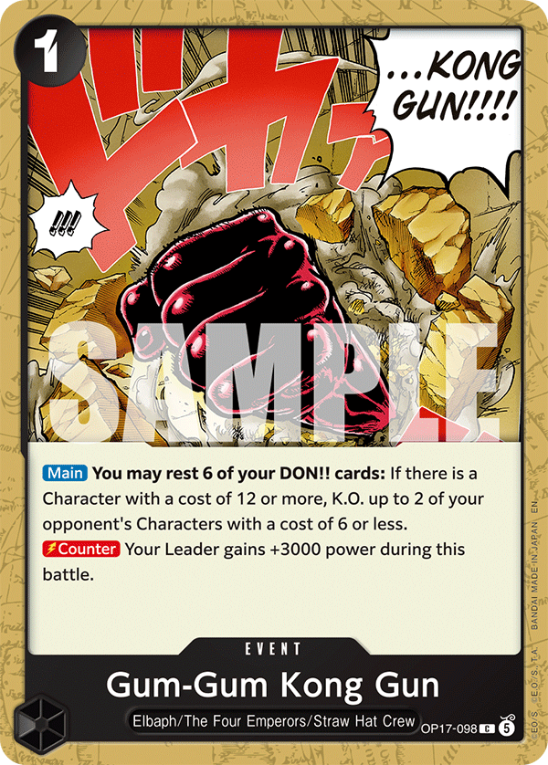 OP17-098 | C | EVENT Gum-Gum Kong Gun