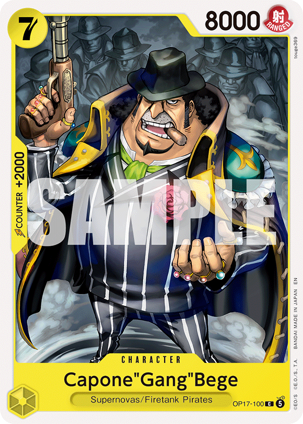 OP17-100 | C | CHARACTER Capone"Gang"Bege