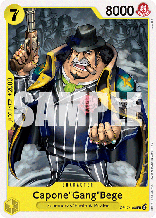 OP17-100 | C | CHARACTER Capone"Gang"Bege