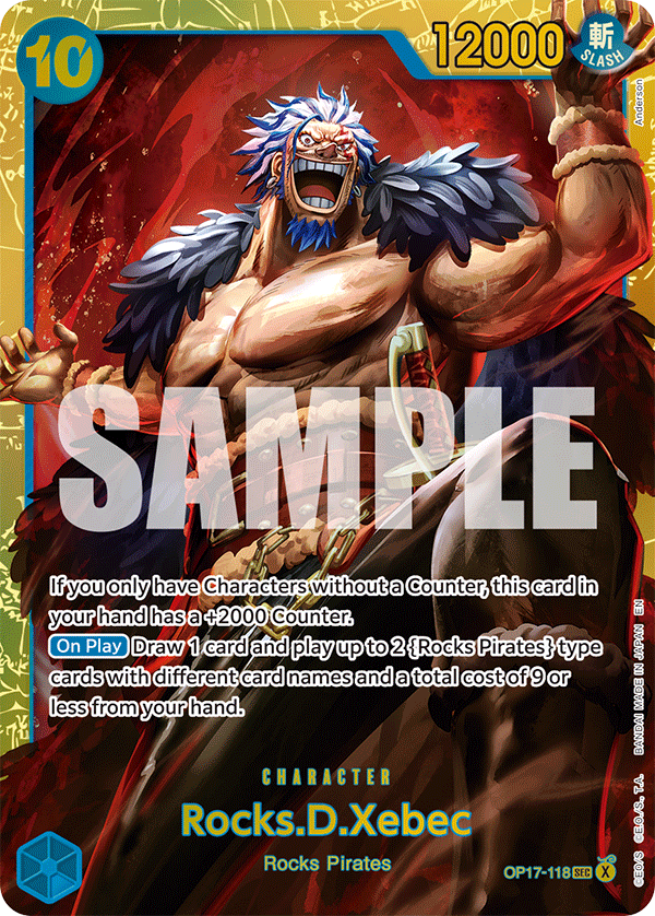 OP17-118 | SEC | CHARACTER Rocks.D.Xebec