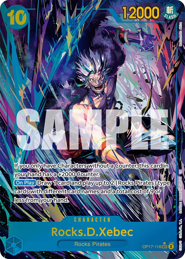 OP17-118 | SEC | CHARACTER Rocks.D.Xebec (Alternate Art)
