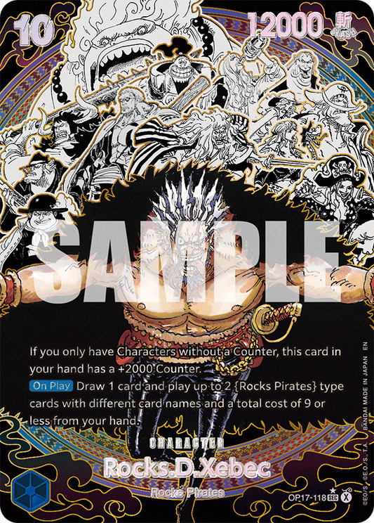 OP17-118 | SEC | CHARACTER Rocks.D.Xebec (Super Alternate Art)