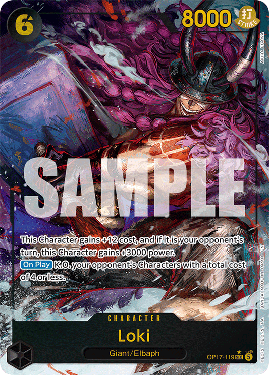OP17-119 | SEC | CHARACTER Loki (Alternate Art)