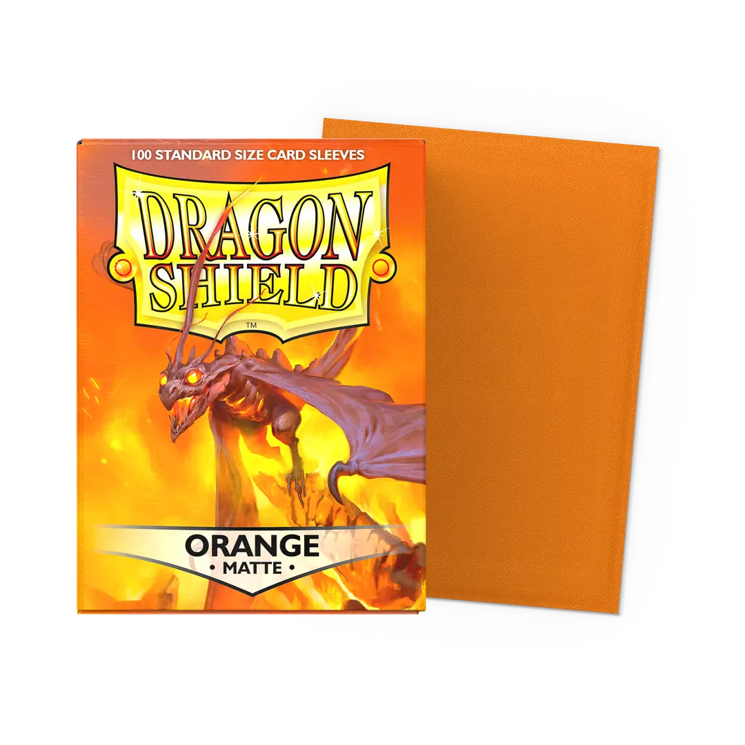 Dragon Shield Matte Sleeves: Orange