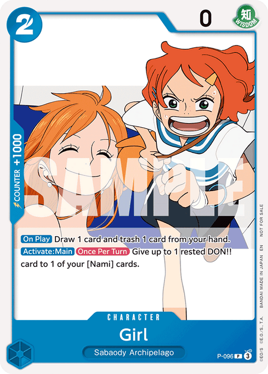 P-096 | P | CHARACTER Girl