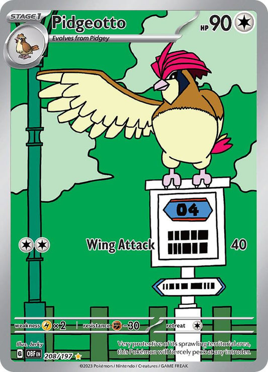 Pidgeotto - 208/197 - Lightly Played