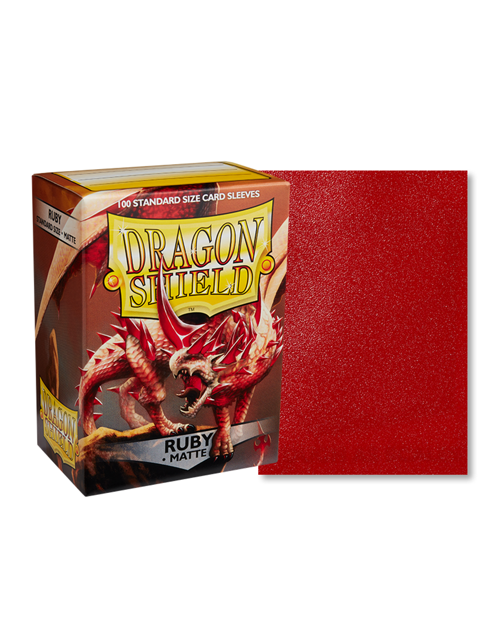 Dragon Shield Matte Sleeves: Ruby