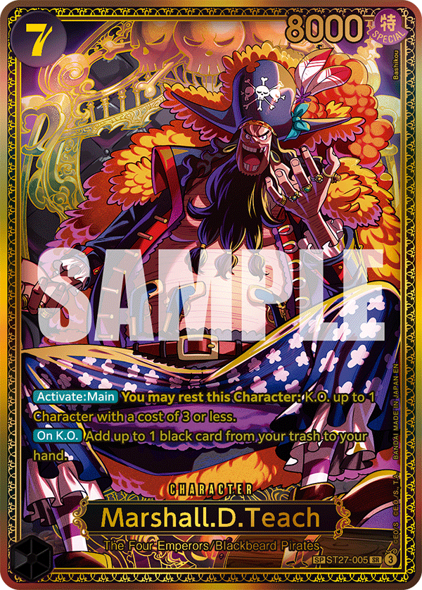 ST27-005 | SP CARD | CHARACTER Marshall.D.Teach