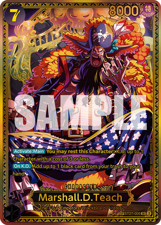 ST27-005 | SP CARD | CHARACTER Marshall.D.Teach