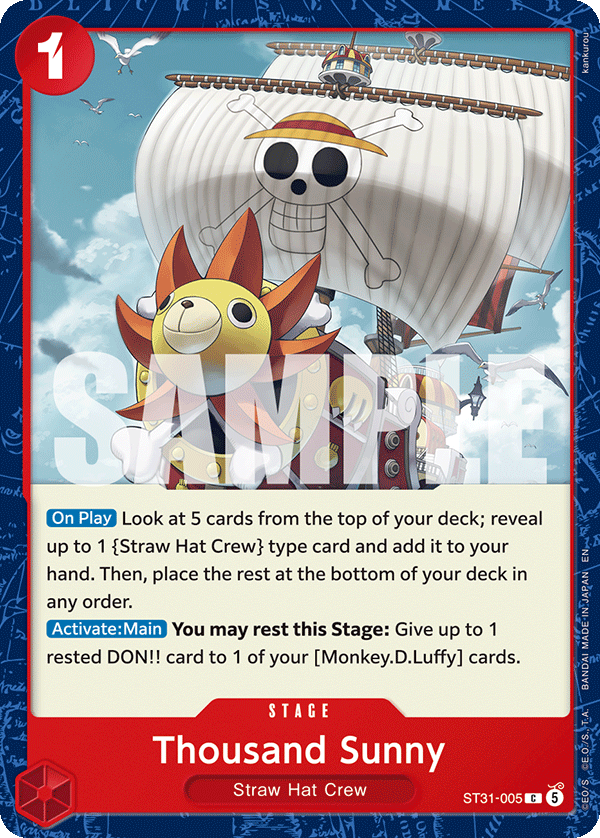ST31-005 | C | STAGE Thousand Sunny