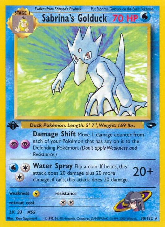 Sabrina's Golduck (1st edition) - Lightly Played