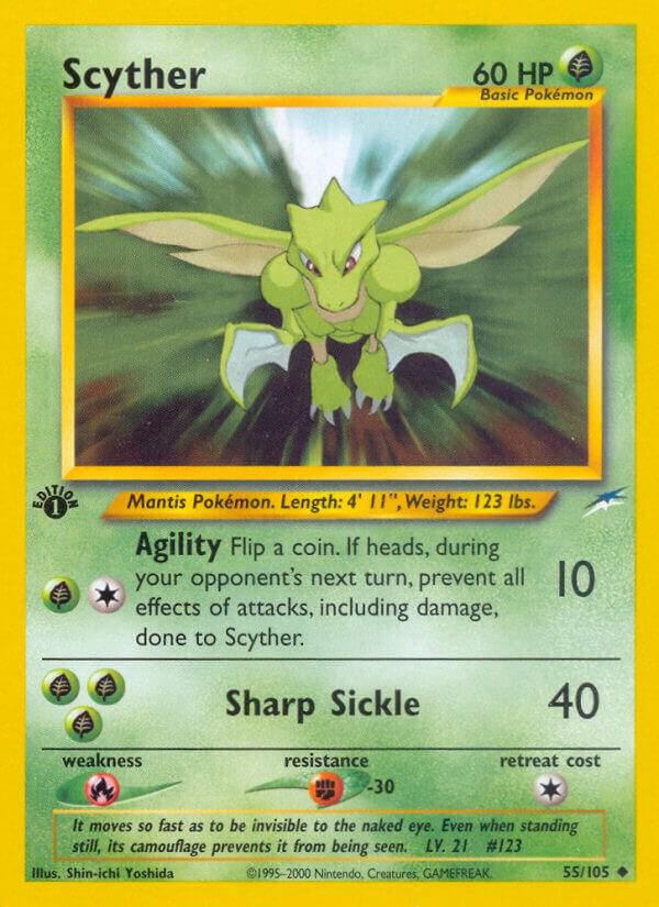 Scyther (1st edition) - Lightly Played