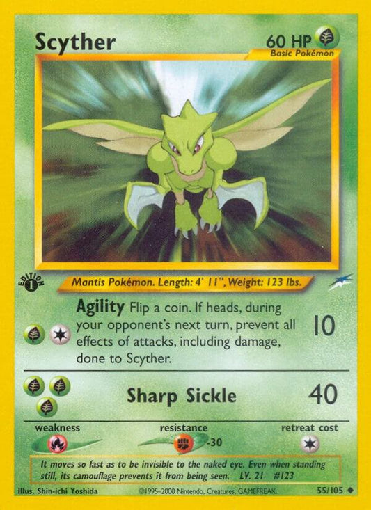 Scyther (1st edition) - Lightly Played