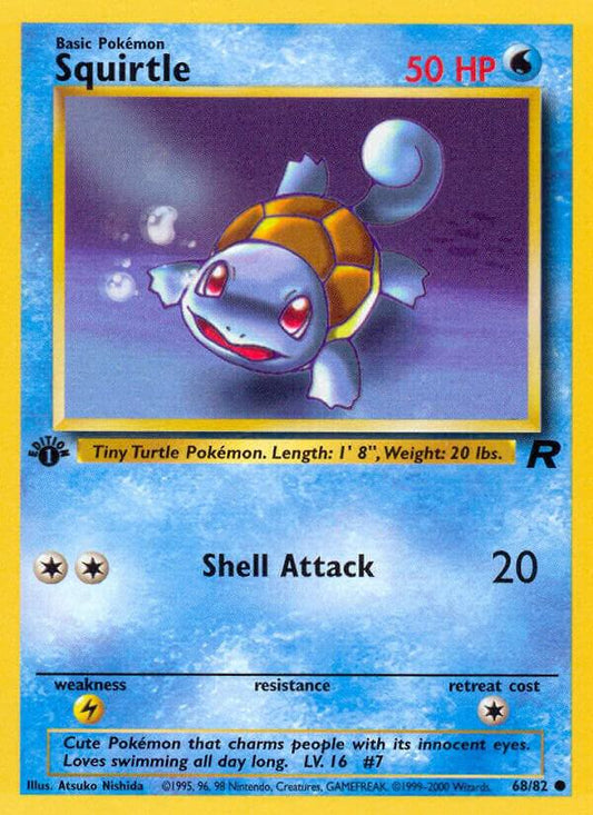 Squirtle (1st Edition) - Lightly Played