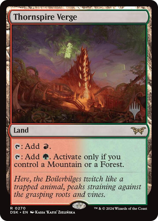 Thornspire Verge (Promo Pack) - Foil Lightly Played