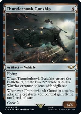Thunderhawk Gunship - Lightly Played