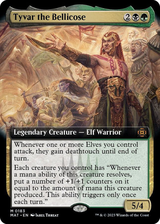 Tyvar the Bellicose (Extended Art) - Lightly Played