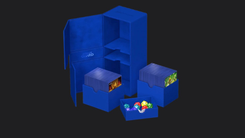 UGD TWIN FLIP'N'TRAY DECK CASE 200+ BLUE
