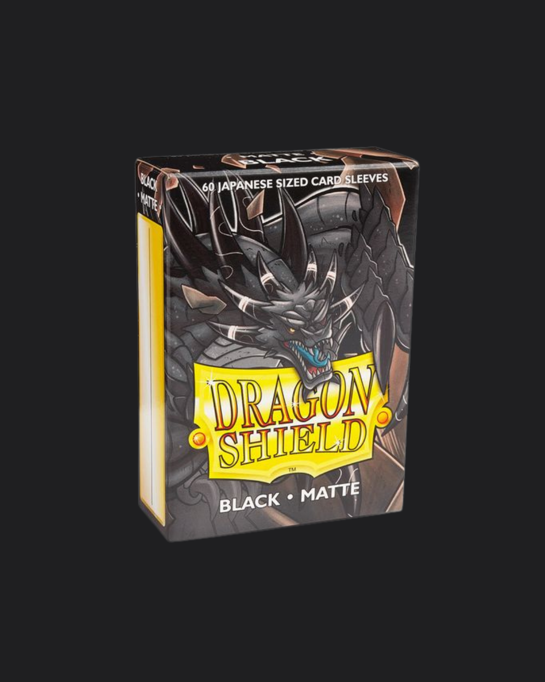 Dragon Shield Sleeves: Japanese Matte - Black 60CT