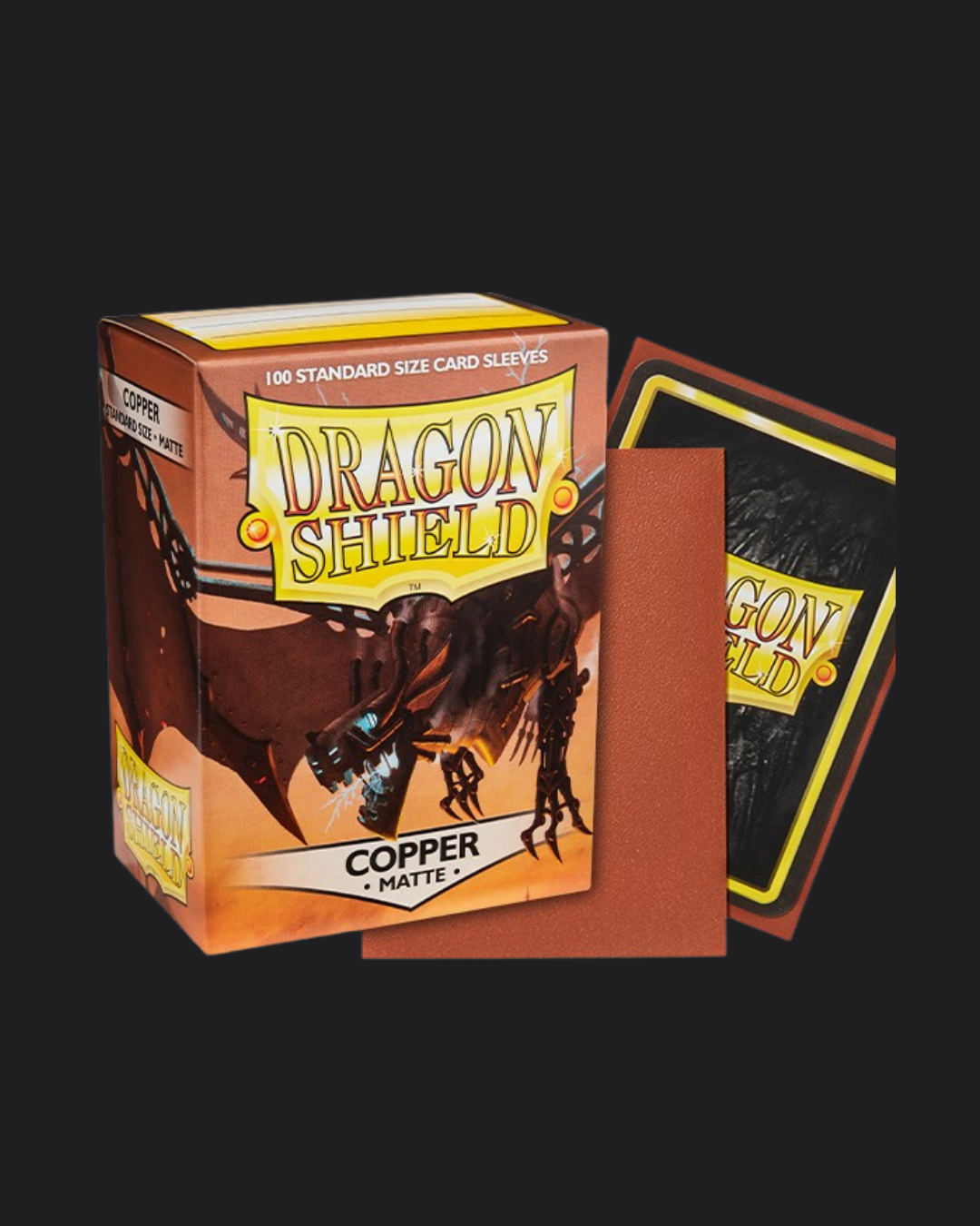 Dragon Shield Matte Sleeves: Copper