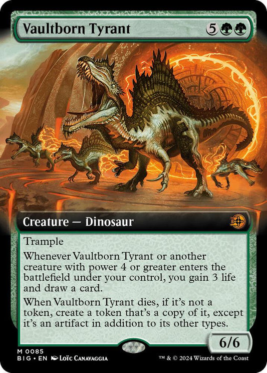 Vaultborn Tyrant (Extended Art) - Lightly Played