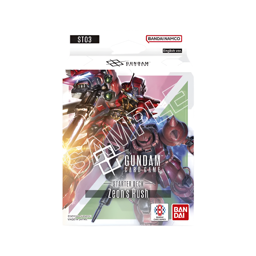 Gundam Card Game: Zeon's Rush Starter Deck [ST03]