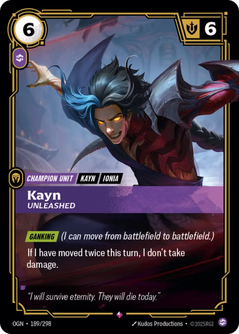 Kayn, Unleashed  OGN-189/298