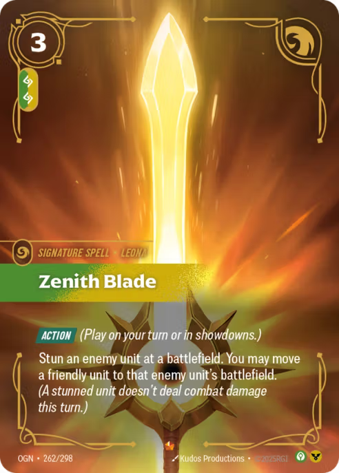 Zenith Blade  OGN-262/298