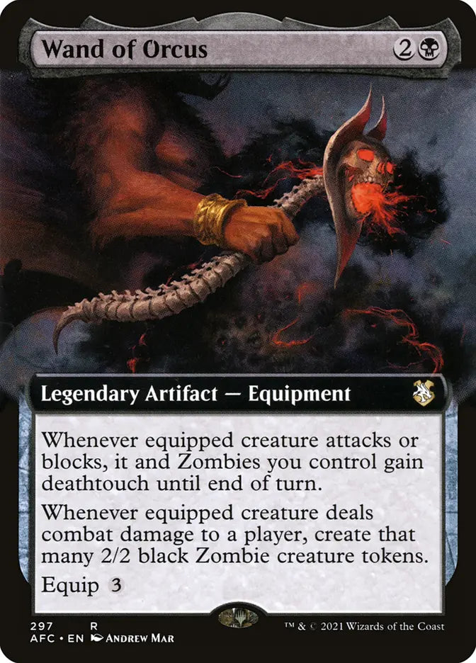 Wand of Orcus (Extended Art) - Lightly Played